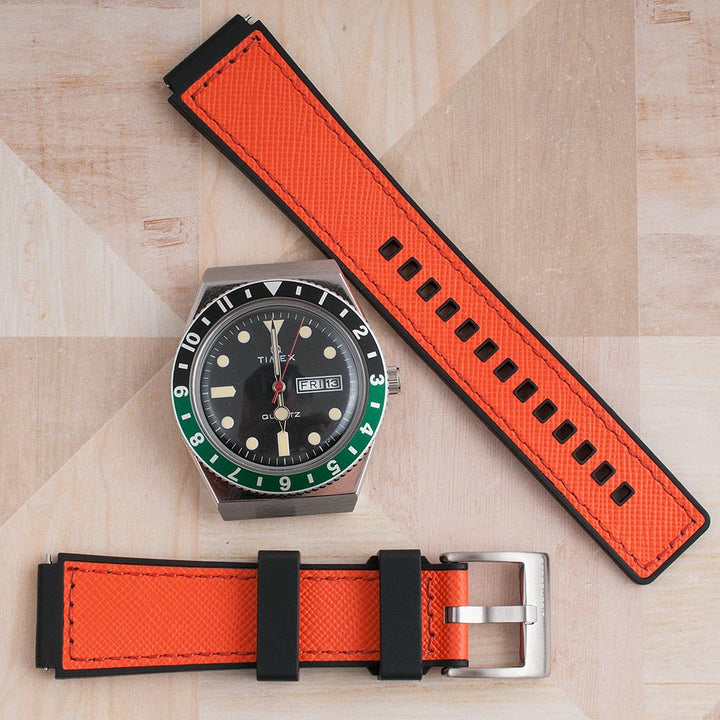 StrapHabit TQ18 Q Timex Replacement Leather Watch Strap