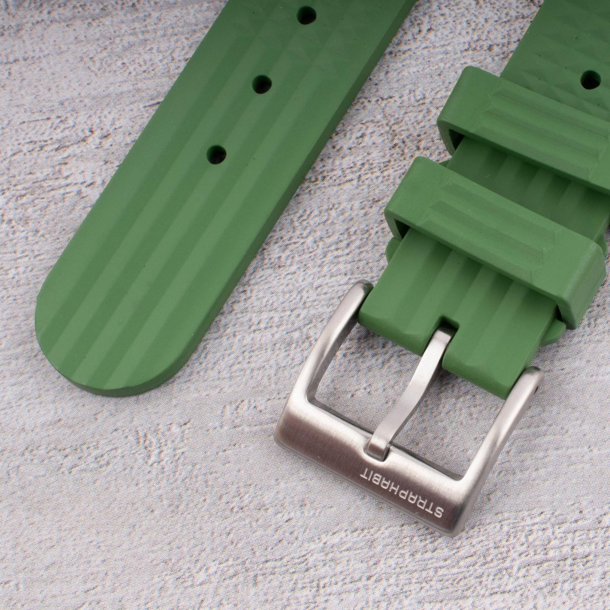 Waffle FKM Rubber Quick Release Watch Straps