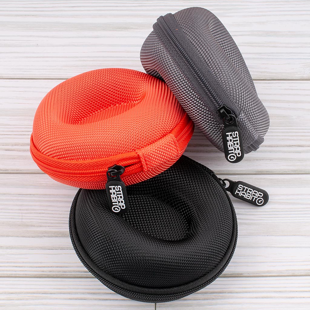 Hard Shell Watch Travel Case with Soft Lining - StrapHabit
