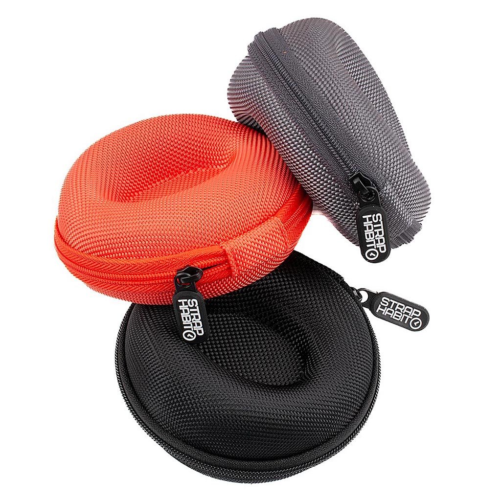 Hard Shell Watch Travel Case with Velvet Lining - StrapHabit