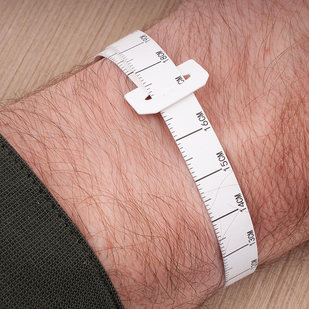 Wrist Measuring Ruler Wrist Measuring Tape - StrapHabit