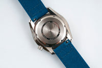 Canvas quick release watch strap band 20mm 22mm variant_blue