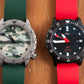 FKM Rubber Quick Release Replacement Watch Straps Bands 19mm 20,mm 21mm 22mm 24mm green sinn u1 s camo cmouflage