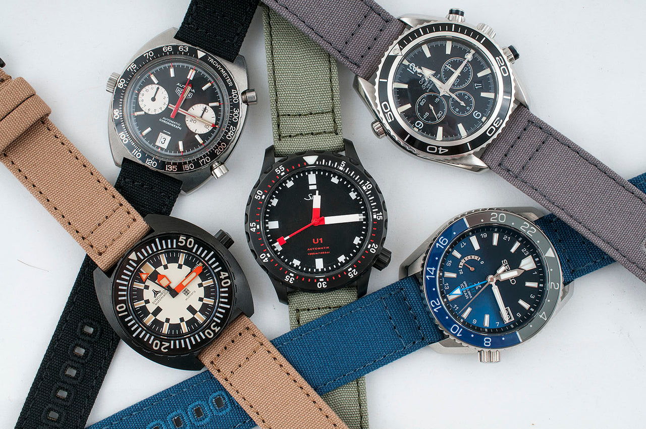 Canvas Quick Release Watch Straps