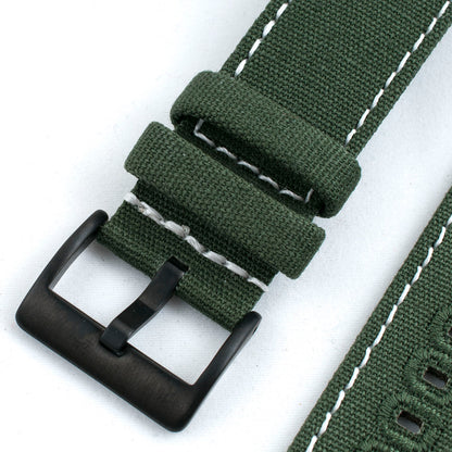 Luminous Stitching Canvas Watch Straps