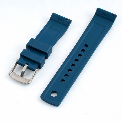 Locking Keeper FKM Rubber Quick Release Watch Straps