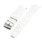 Tropical retro vintage replacement watch strap band FKM rubber tropic 19mm 20mm 21mm 22mm white