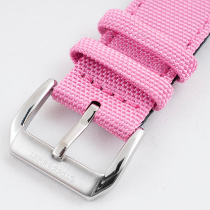 Brodinkee x StrapHabit 2022 Real Men Wear Pink Premium Sailcloth Quick Release Watch Straps