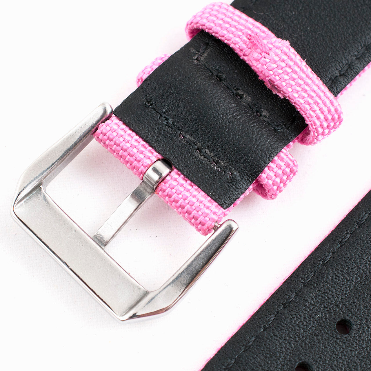 Brodinkee x StrapHabit 2022 Real Men Wear Pink Premium Sailcloth Quick Release Watch Straps