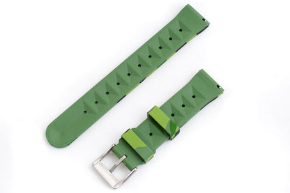 Waffle FKM Rubber Quick Release Watch Straps