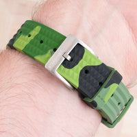 Waffle FKM Rubber Quick Release Watch Straps