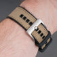 Sailcloth and FKM Rubber Quick Release Hybrid Watch Straps