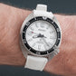 Tropical retro vintage replacement watch strap band FKM rubber tropic 19mm 20mm 21mm 22mm white seiko spb313 slim turtle