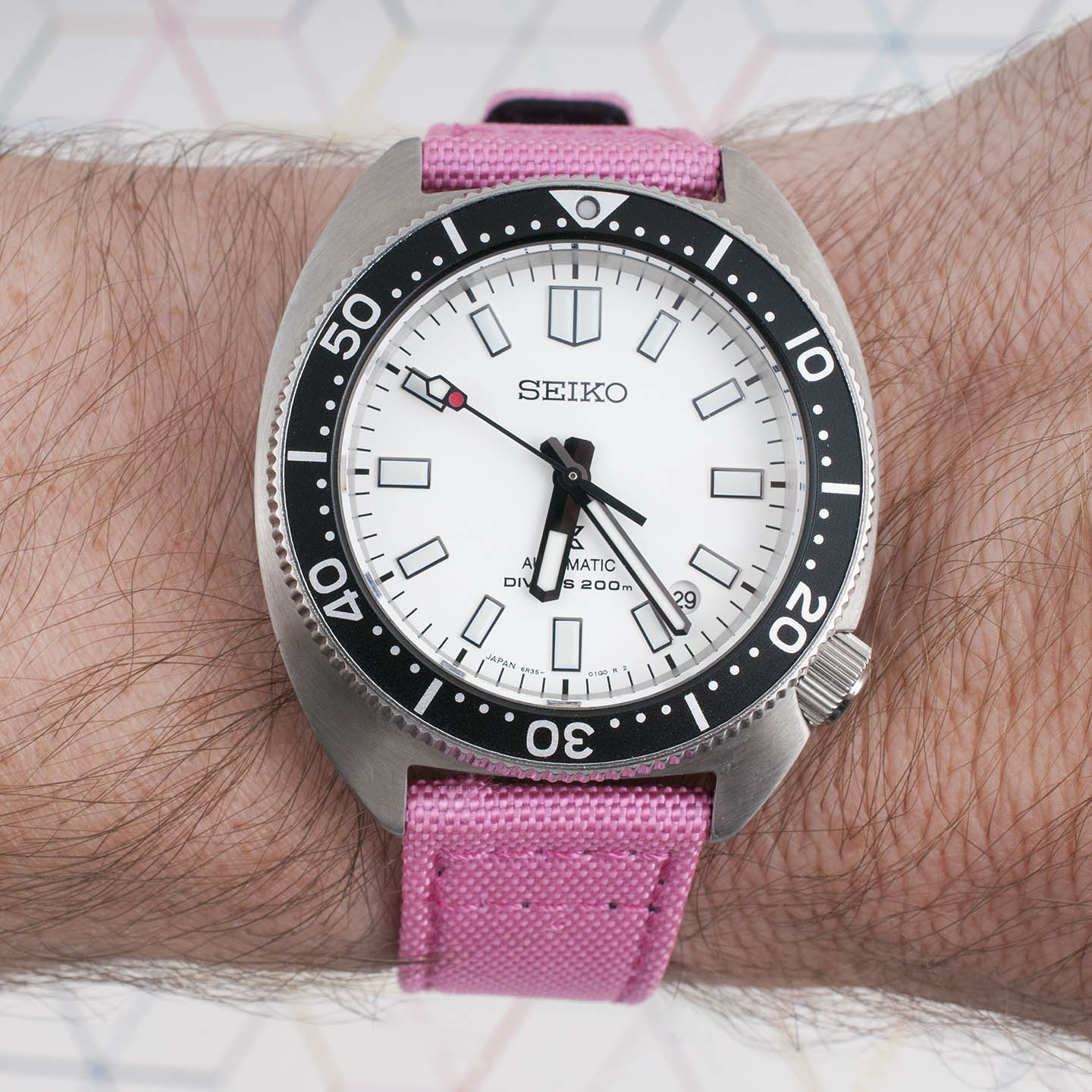 Brodinkee x StrapHabit 2022 Real Men Wear Pink Premium Sailcloth Quick Release Watch Straps