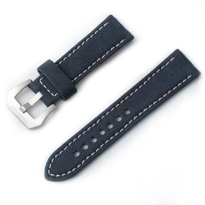 Distressed Canvas and Leather Quick Release Watch Straps