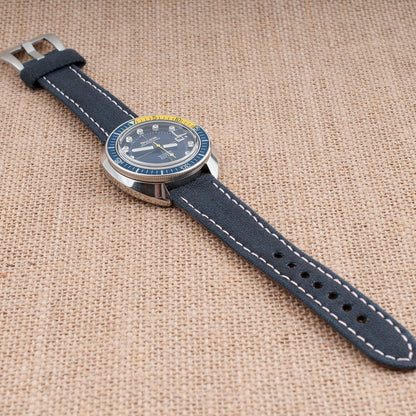 Distressed Canvas and Leather Quick Release Watch Straps