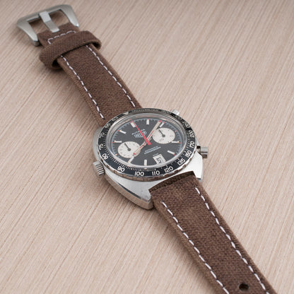 Distressed Canvas and Leather Quick Release Watch Straps