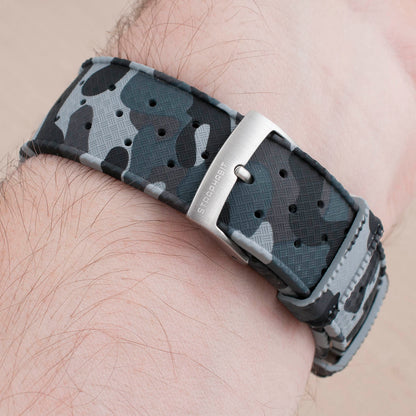 Tropical Retro Style FKM Rubber Quick Release Watch Straps