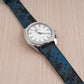 Tropical retro vintage replacement watch strap band FKM rubber tropic 19mm 20mm 21mm 22mm blue camo camouflage grand seiko sbgx341 9f antimagnetic