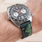 Tropical retro vintage replacement watch strap band FKM rubber tropic 19mm 20mm 21mm 22mm green camo camouflage heuer 1163v