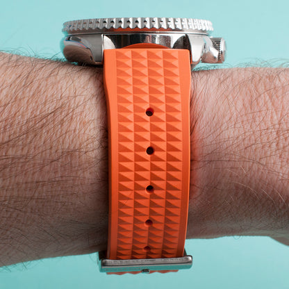 Waffle FKM Rubber Quick Release Watch Straps