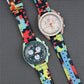 Premium Sailcloth Colorway Quick Release Watch Strap band replacement 19mm, 20mm, 21mm, 22mm for large wrists and small wrists, for men and women, unisex acid bright neon digital camo camouflage yellow black orange blue green omega swatch Moonswatch mission to earth jupiter Speedmaster 