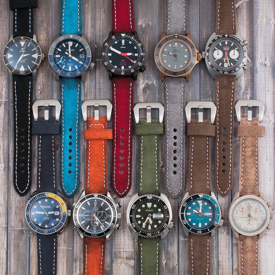 Browse Our Canvas Watch Strap Selection StrapHabit