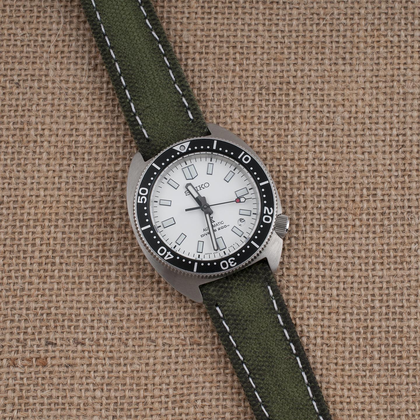 Distressed Canvas and Leather Quick Release Watch Straps