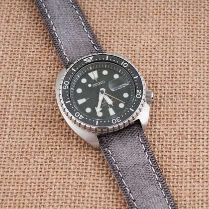 Distressed Canvas and Leather Quick Release Watch Straps