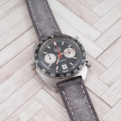 Distressed Canvas and Leather Quick Release Watch Straps