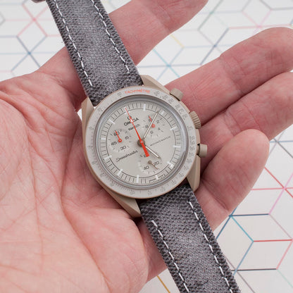 Distressed Canvas and Leather Quick Release Watch Straps