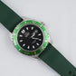 FKM Rubber Quick Release Replacement Watch Straps Bands 19mm 20,mm 21mm 22mm 24mm green orient mako 2