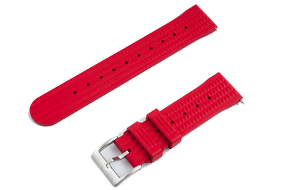 Waffle FKM Rubber Quick Release Watch Straps