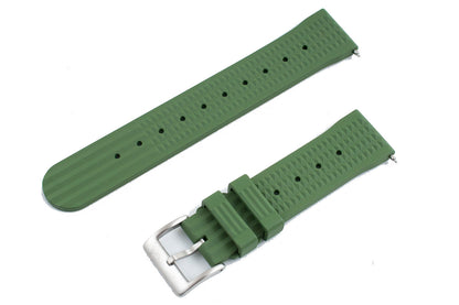 Waffle FKM Rubber Quick Release Watch Straps